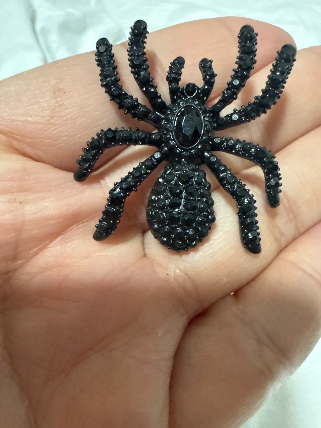 Black Spider Stud Earrings - photo 2