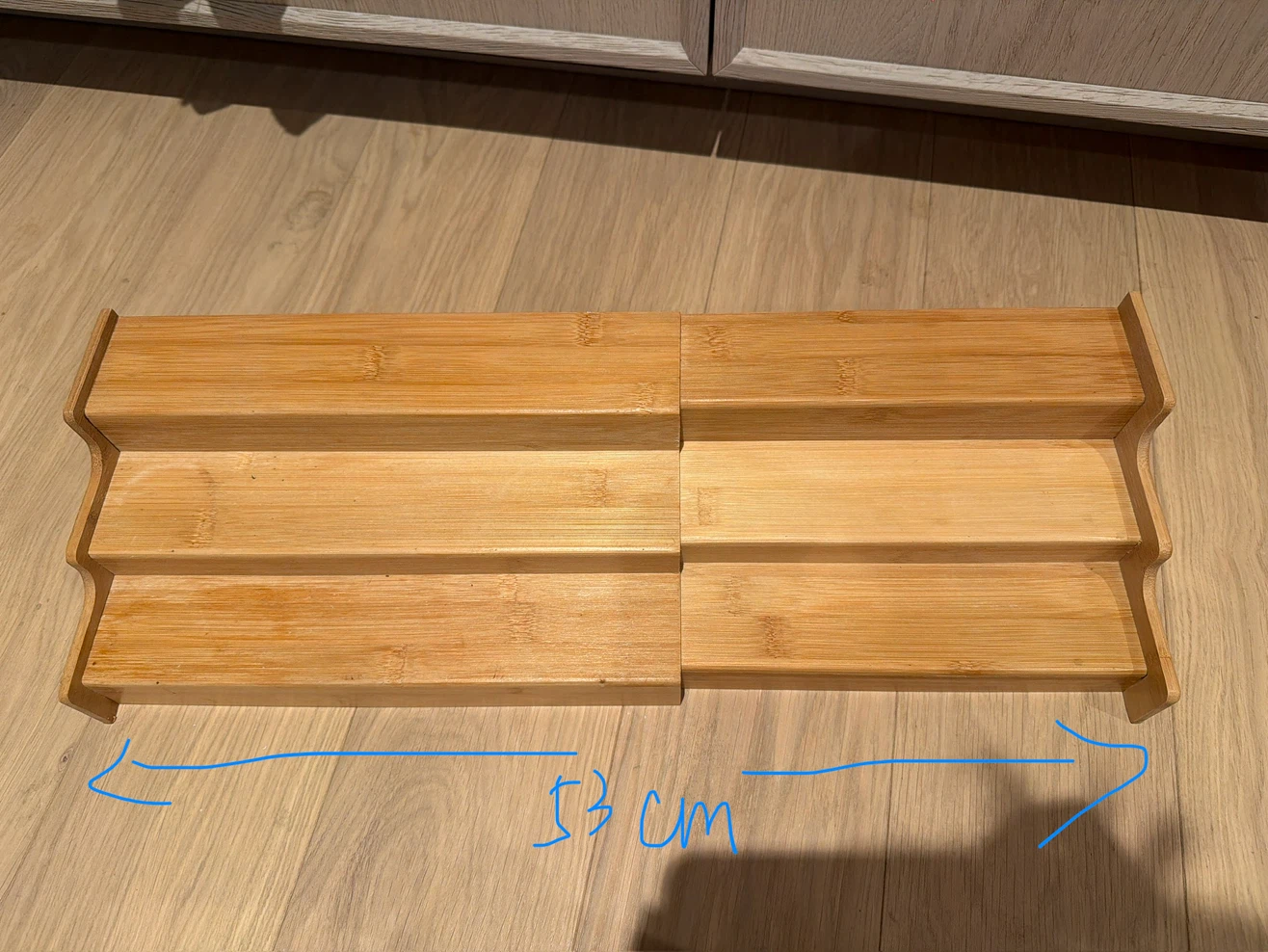Bamboo 3-Tier Spice Rack Organizer - photo 2