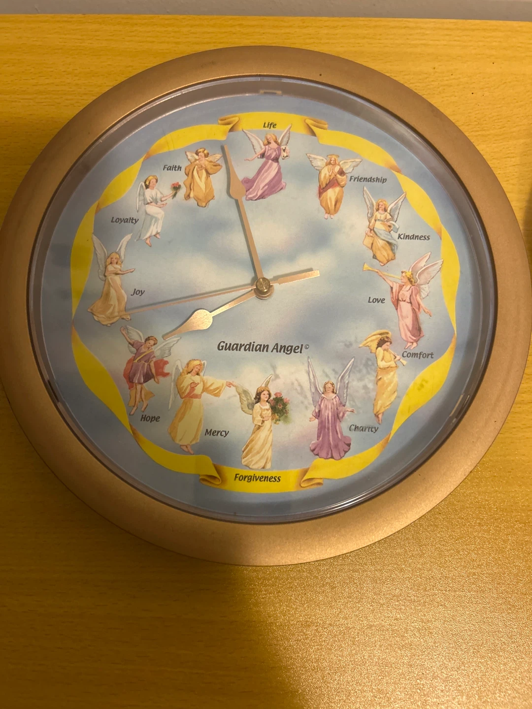 Guardian Angel wall clock