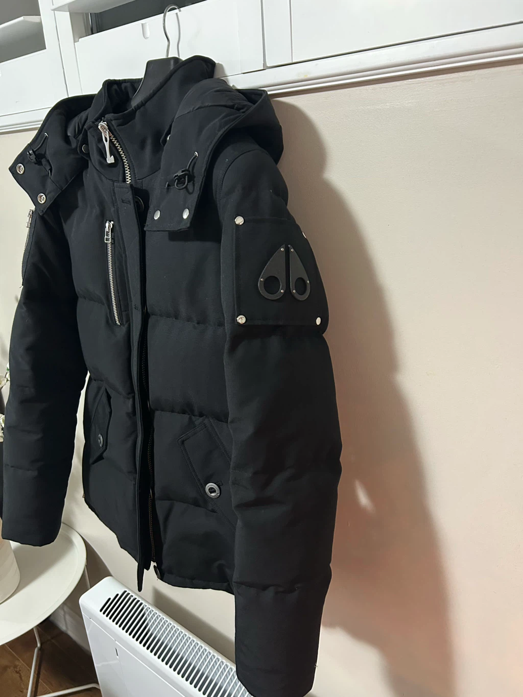 Moose Knuckles Black Down Jacket