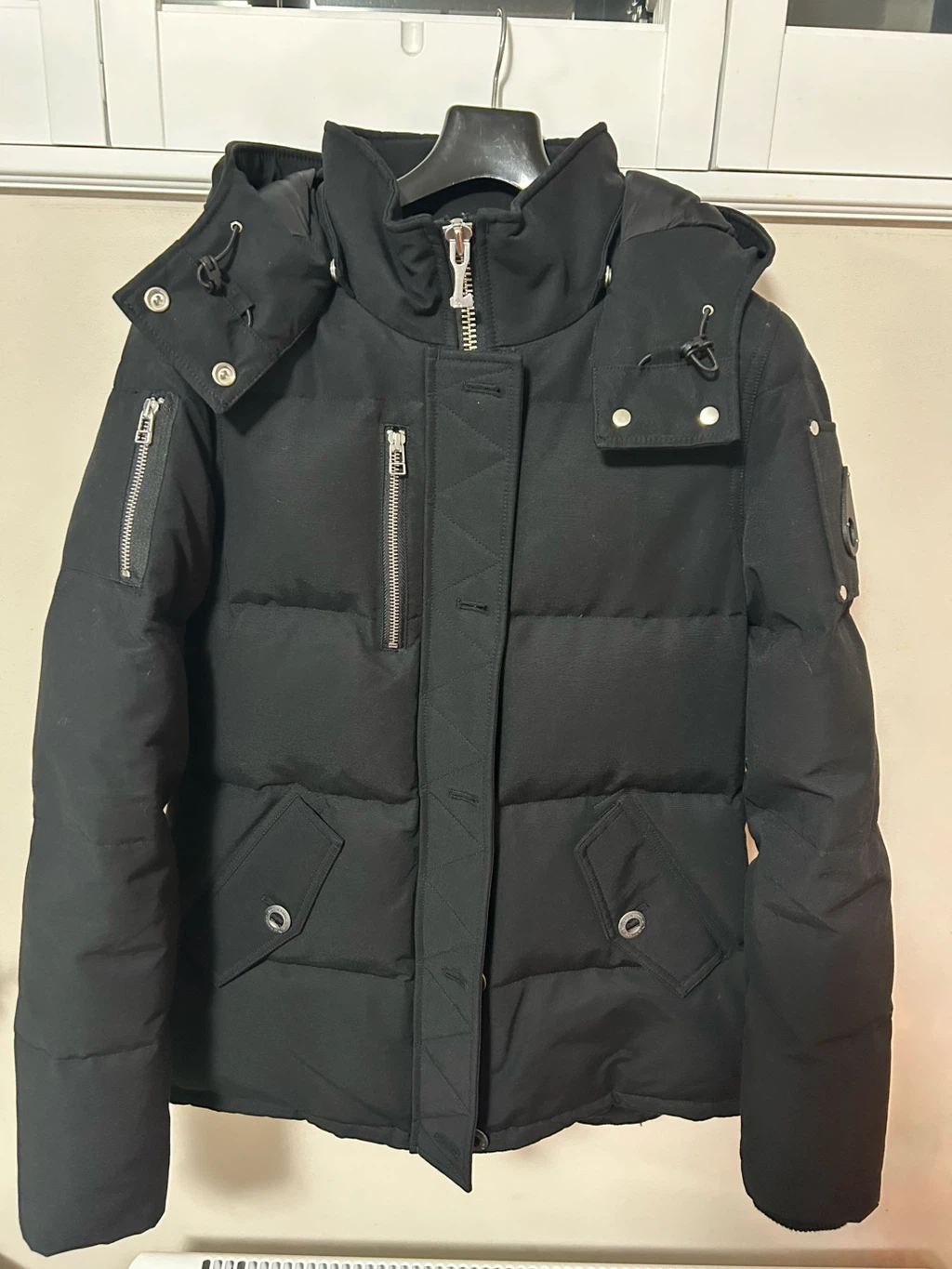 Moose Knuckles Black Down Jacket - photo 3