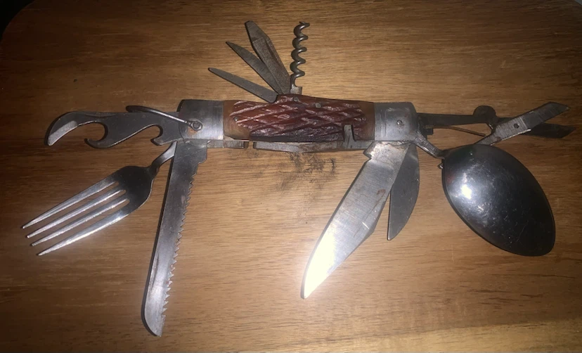 Vintage Hobo Knife Made In Japan - photo 4