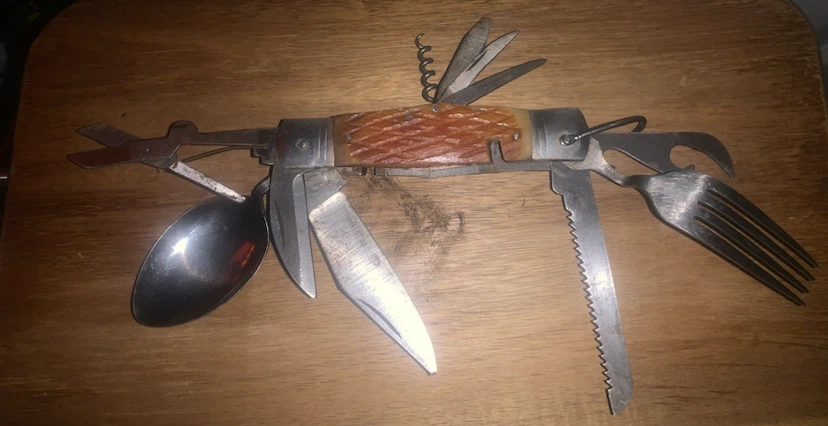 Vintage Hobo Knife Made In Japan - photo 5