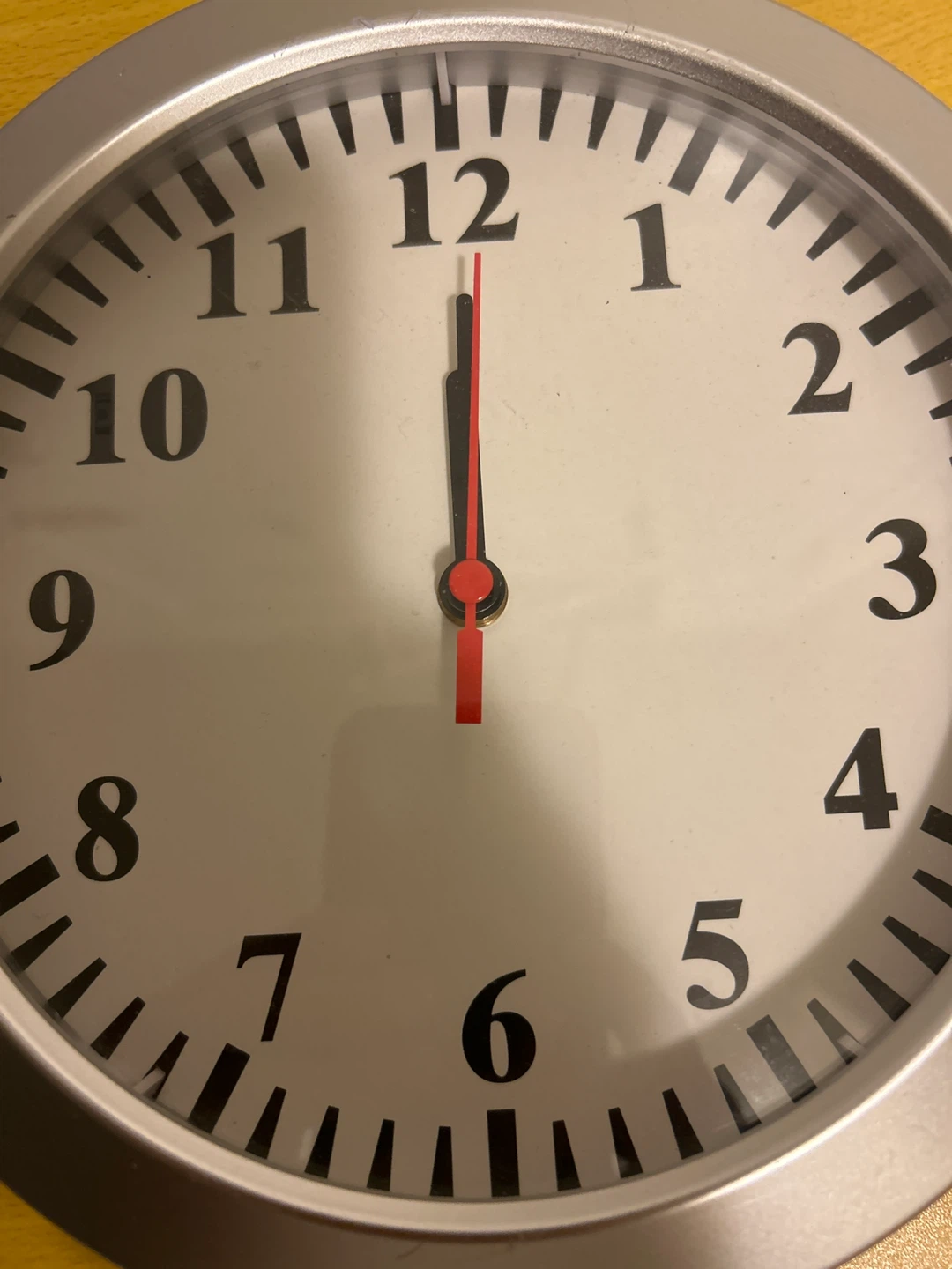 Silver Wall Clock - photo 2