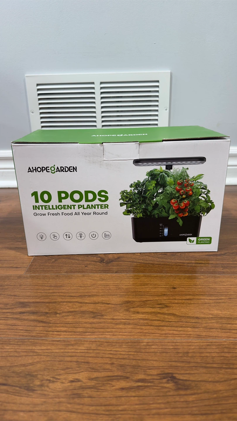 10-Pod Indoor Hydroponic Garden with LED Grow Light - photo 3