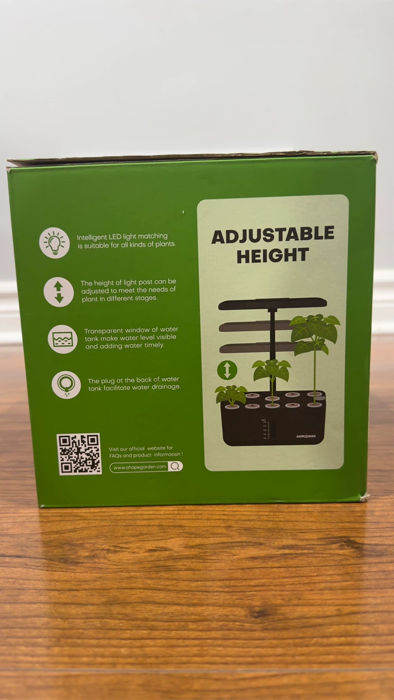 10-Pod Indoor Hydroponic Garden with LED Grow Light - photo 4