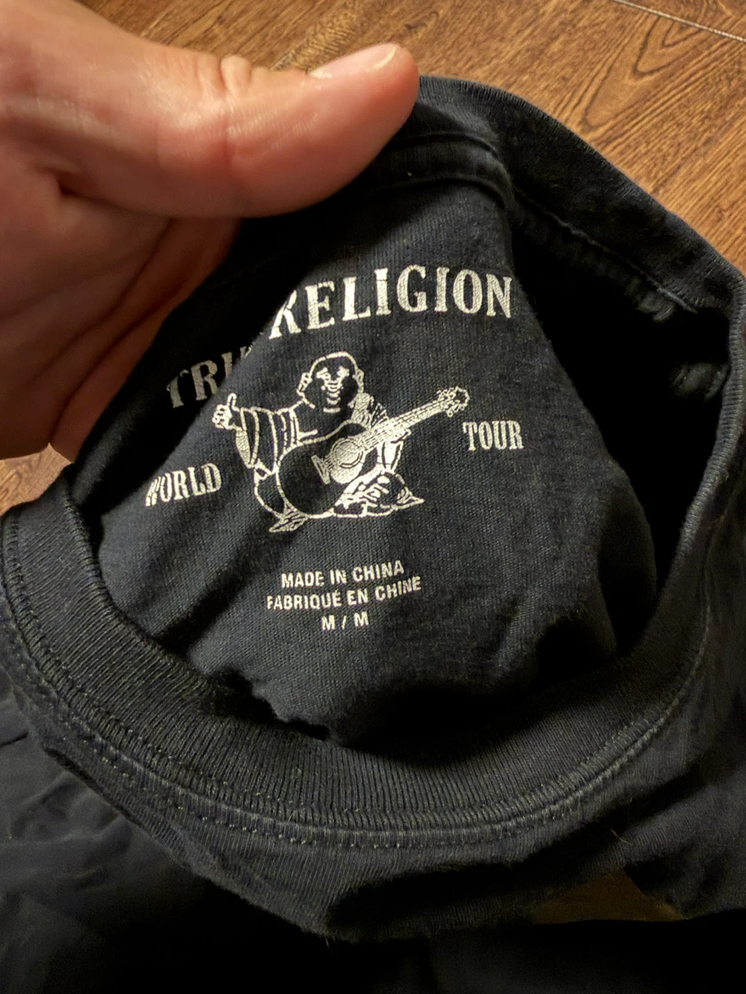 True Religion Horseshoe T-Shirt Black Gold - photo 4