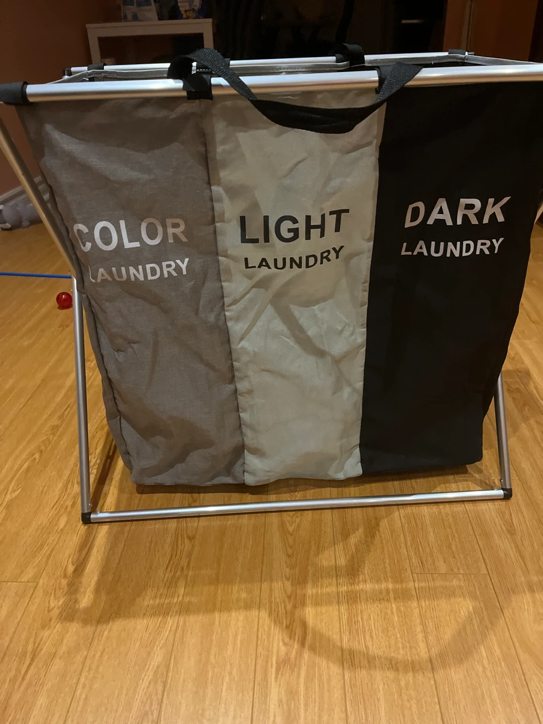 3-Section Laundry Sorter