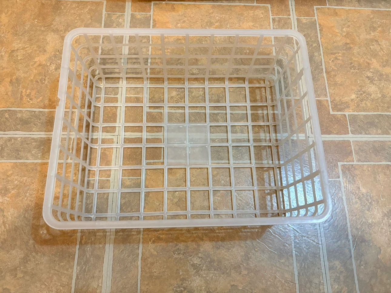 Clear Plastic Storage Bin