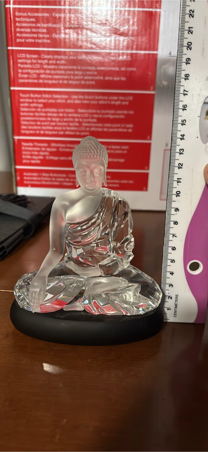 Swarovski crystal Buddha Statue