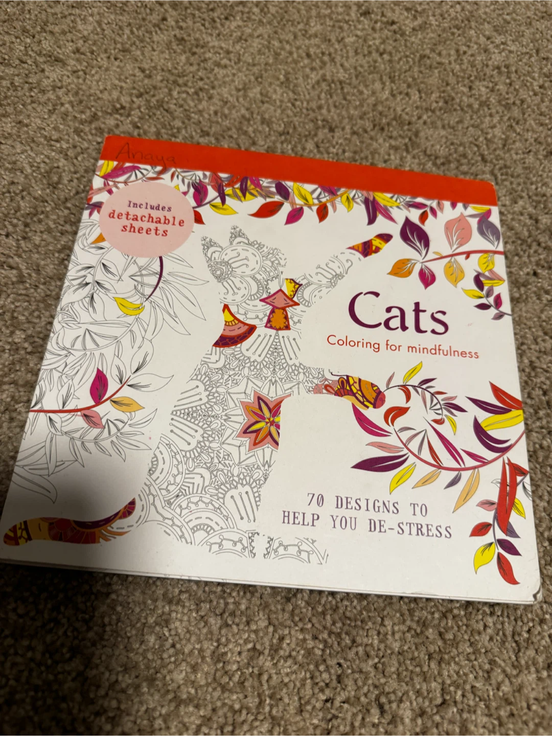 Cats Coloring for Mindfulness Book