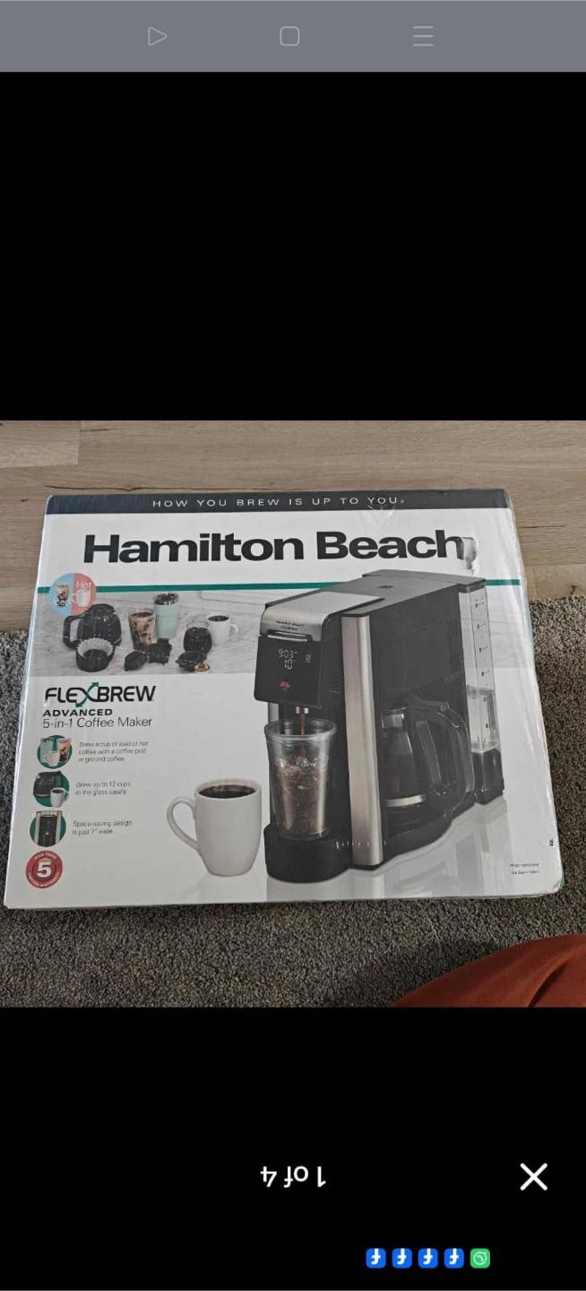 Hamilton Beach FlexBrew Advanced 5-in-1 Coffee Maker