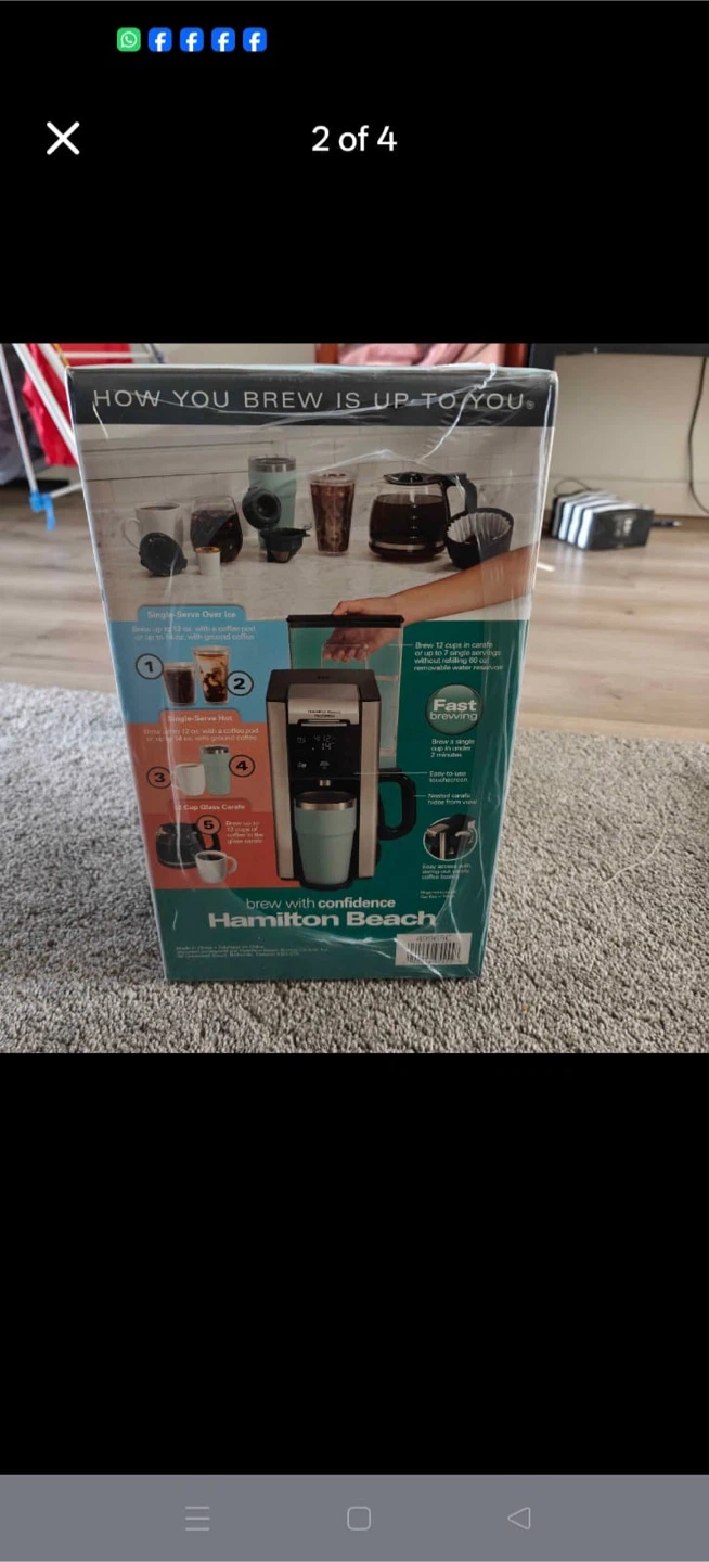Hamilton Beach FlexBrew Advanced 5-in-1 Coffee Maker - photo 2
