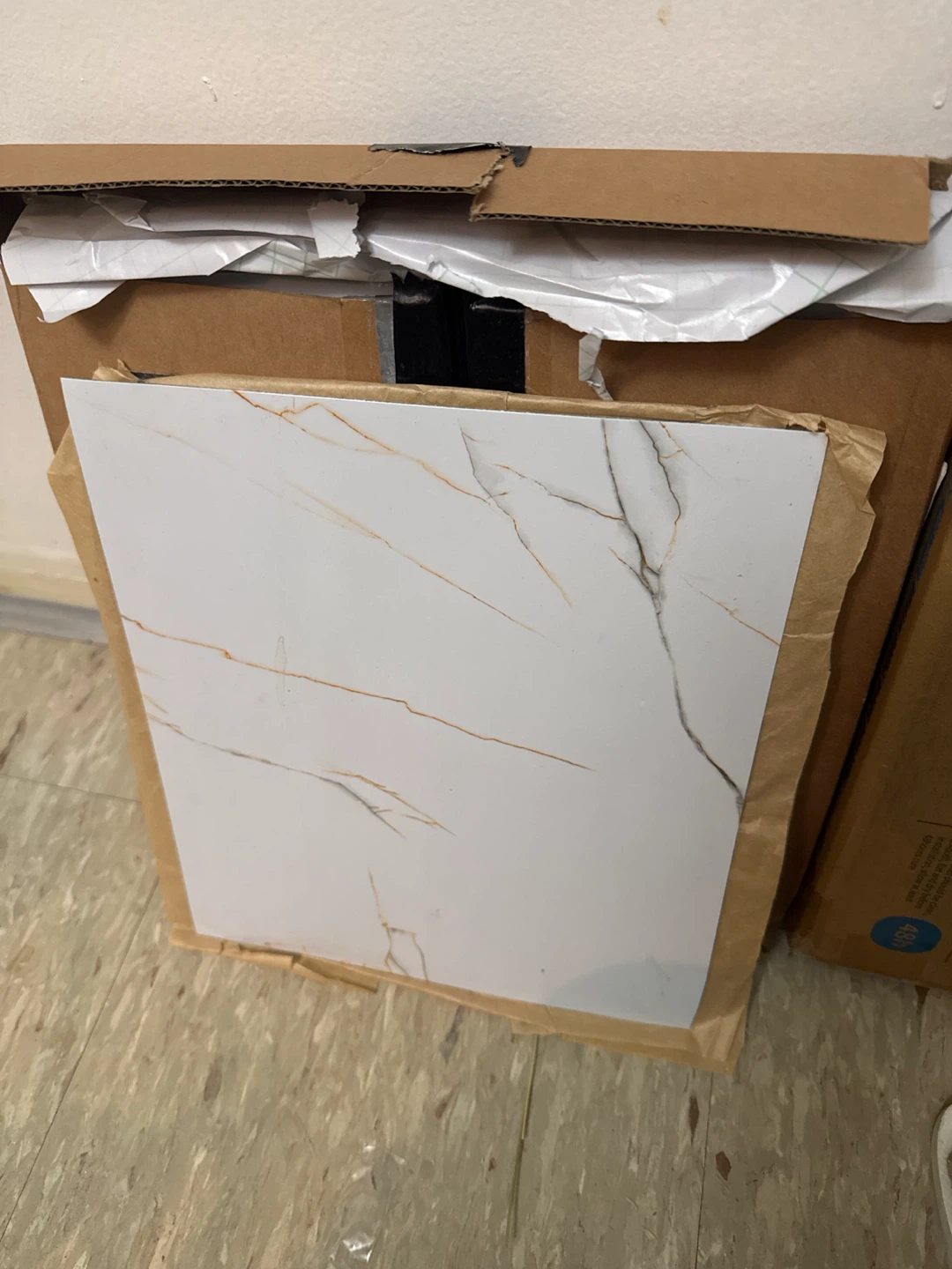 25 White Marble-Look Wall Tile