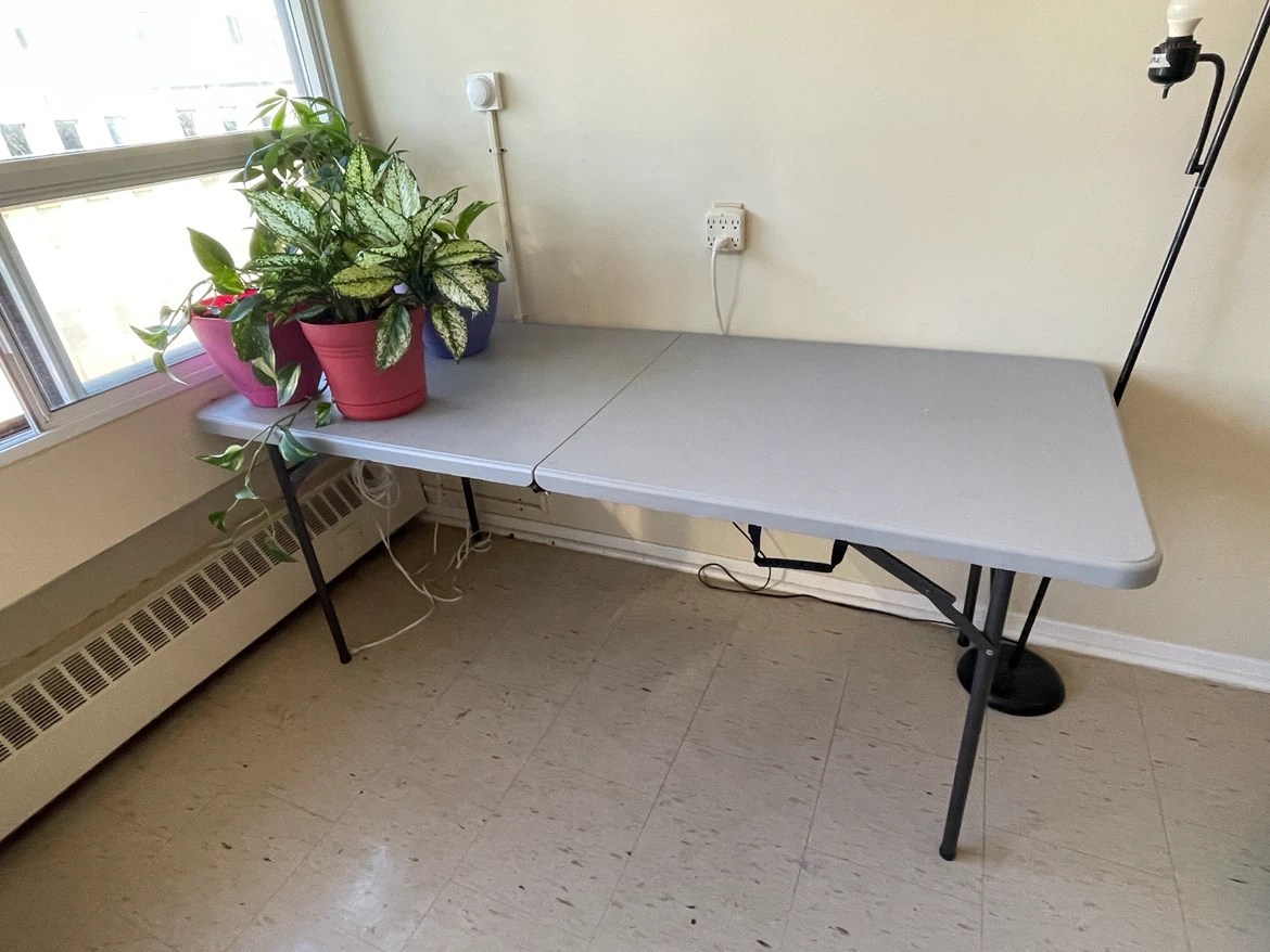 6-Foot Portable Folding Table - photo 2