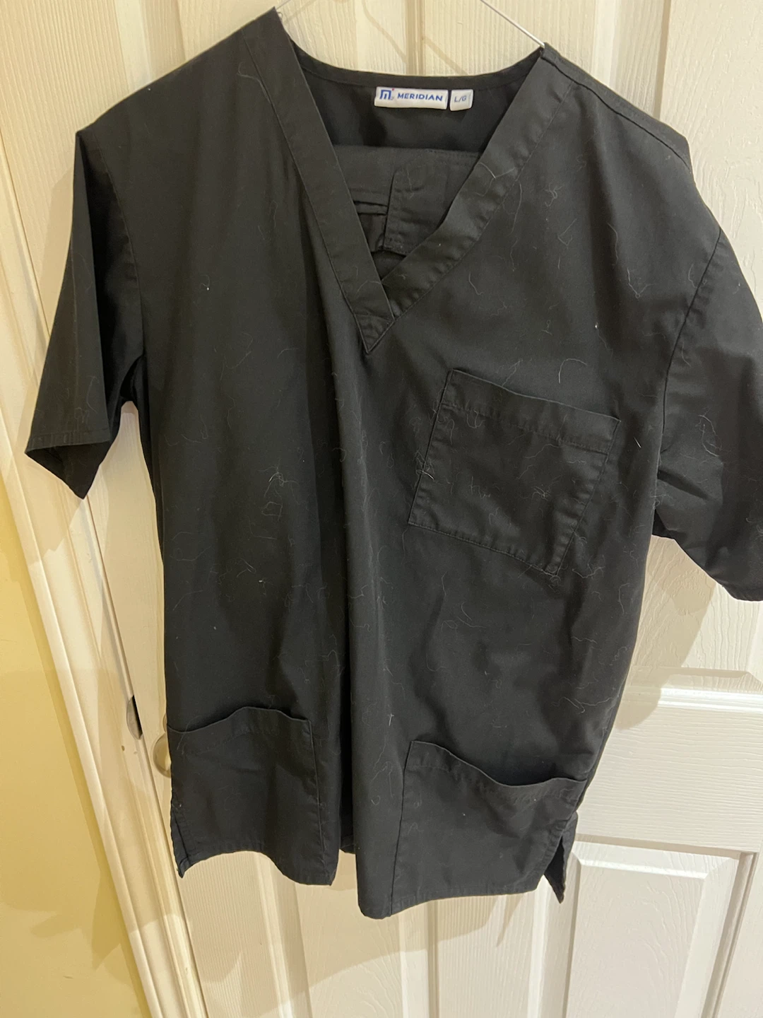 Meridian black scrub set - photo 2