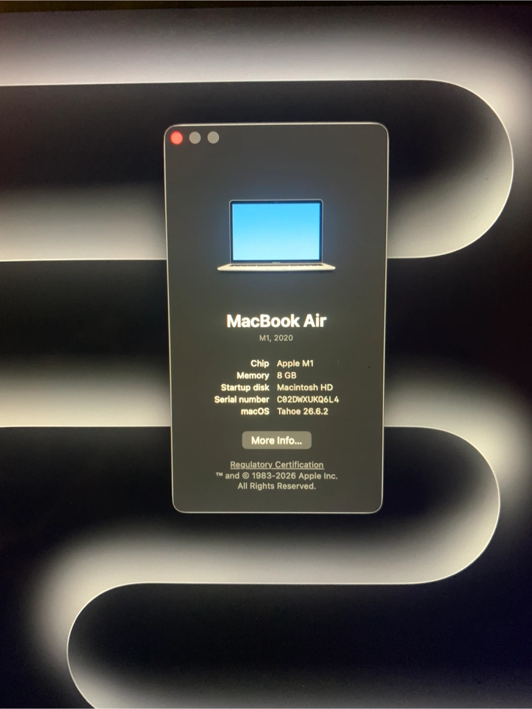 Apple MacBook Air M1 2020