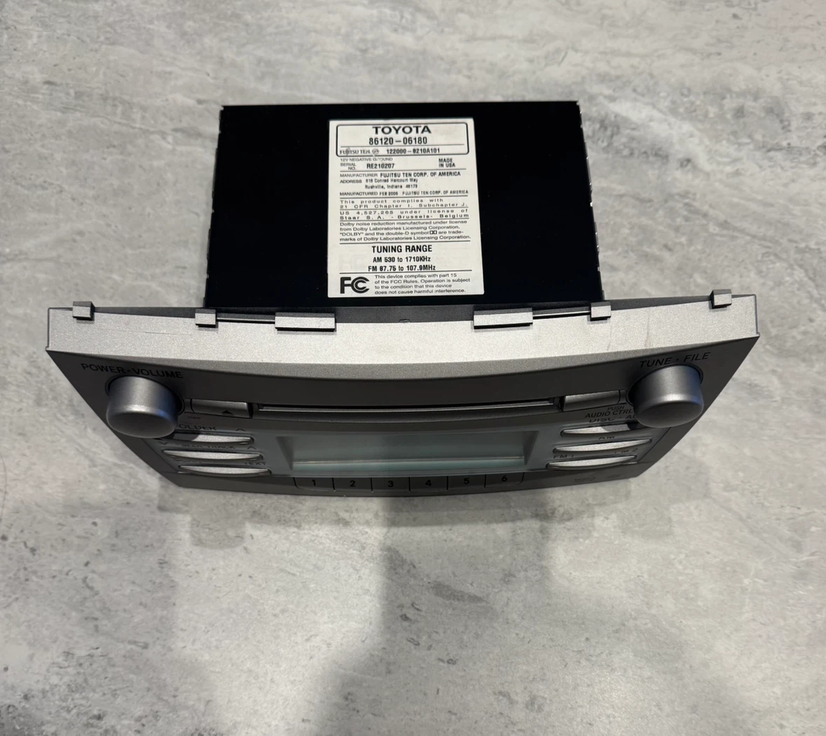 OEM Toyota Camry Radio CD Stereo Receiver Assembly - photo 3