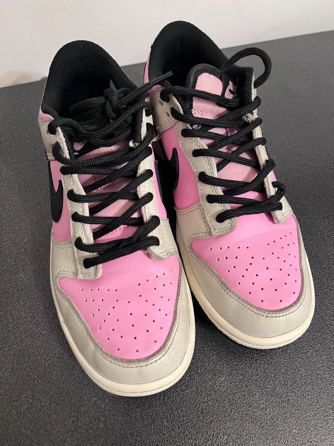 Nike Dunk Low – Pink Rise / Pale Ivory / Black (GS) - photo 4