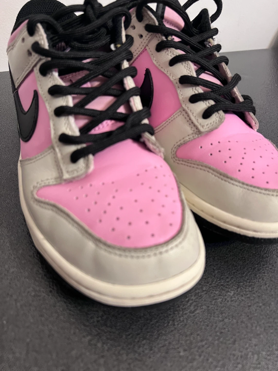 Nike Dunk Low – Pink Rise / Pale Ivory / Black (GS) - photo 5