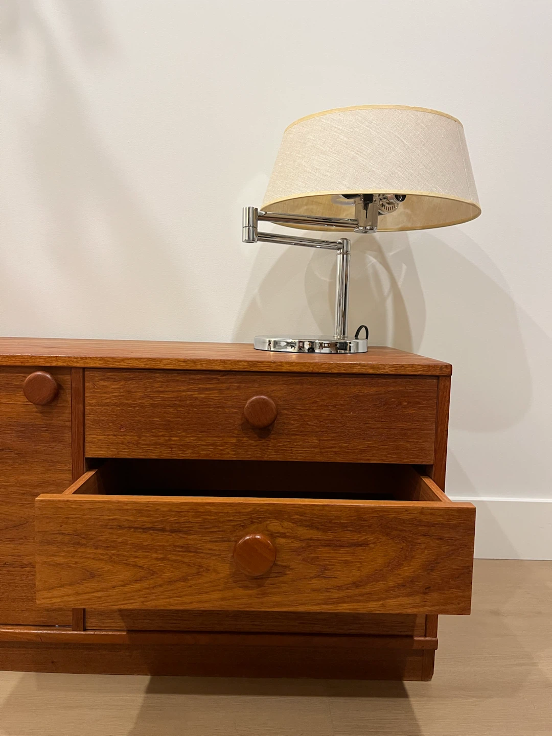 Danish Mid-Century Teak Credenza - photo 5