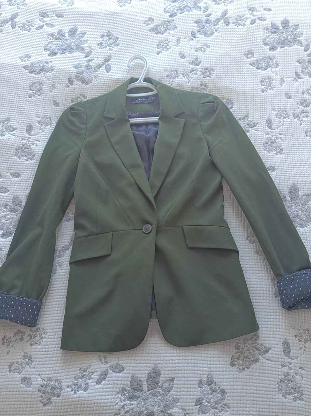 Zara Woman Olive Green Blazer XS