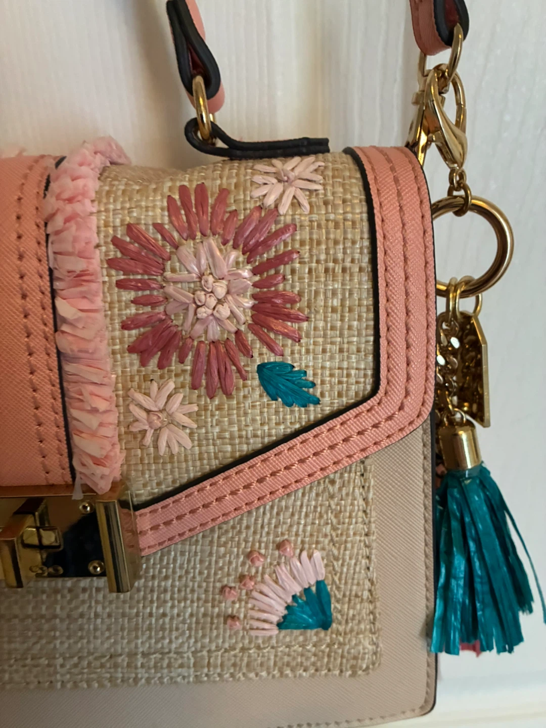 ALDO straw crossbody purse - photo 5