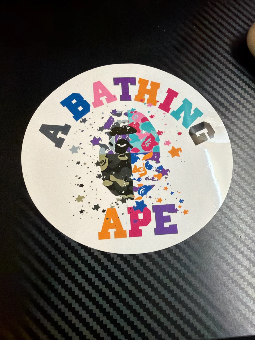 A Bathing Ape Logo Sticker (meet in Brooklyn)