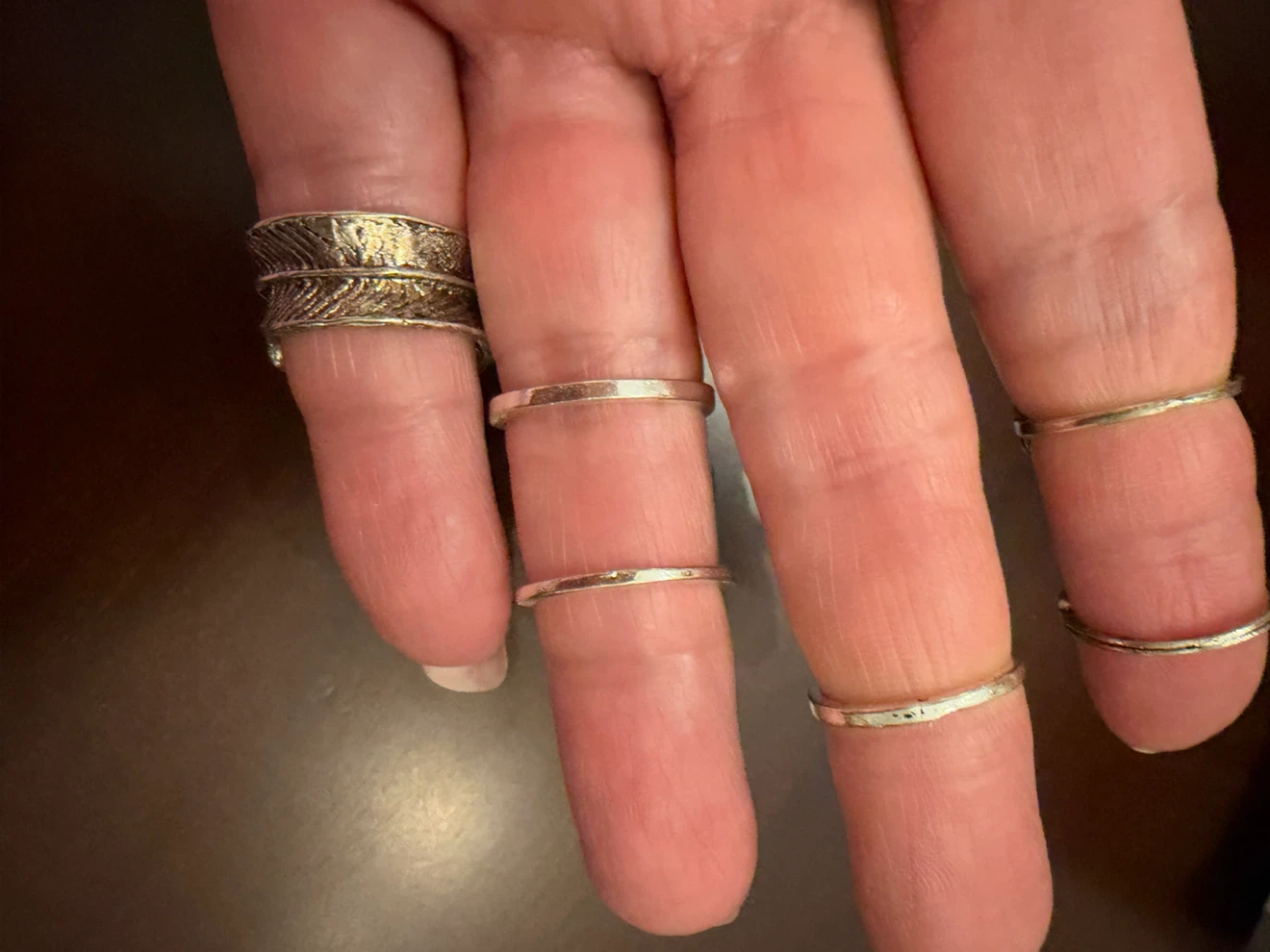Set of 6 Assorted Bohemian Style Rings - photo 2