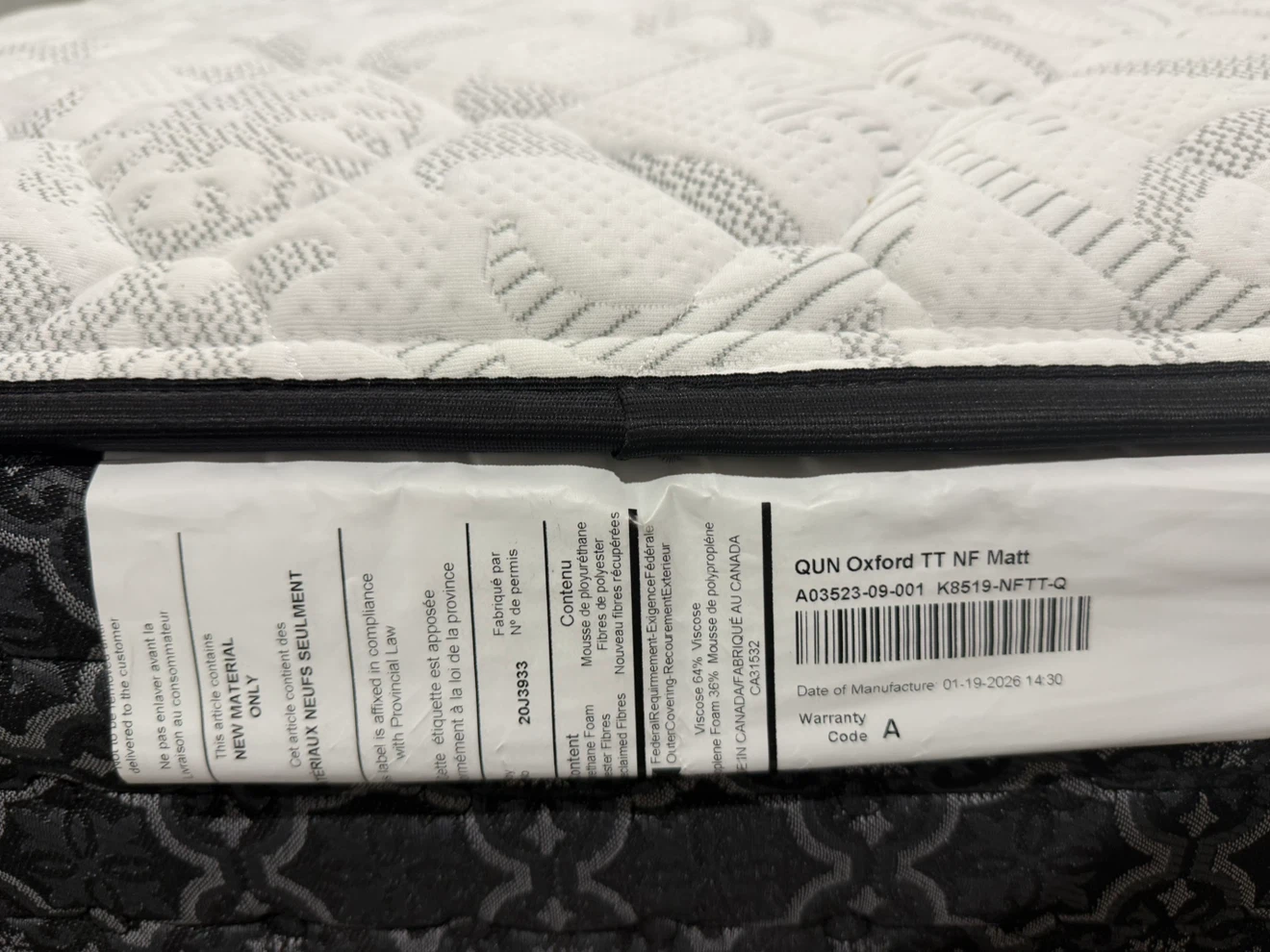 Kingsdown Oxford Queen Mattress and Miller Storage Bed - photo 2