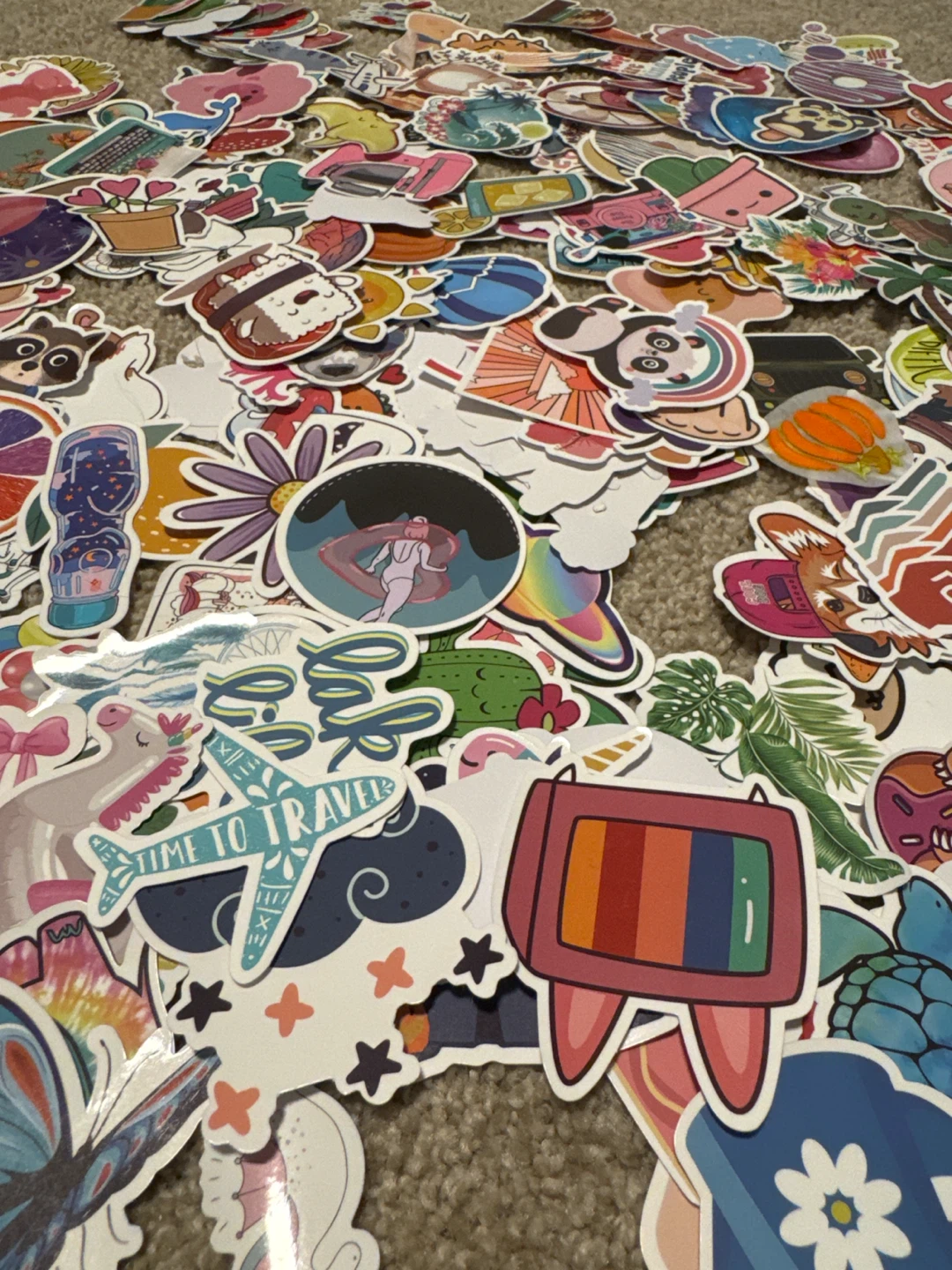 assorted decorative vinyl sticker pack