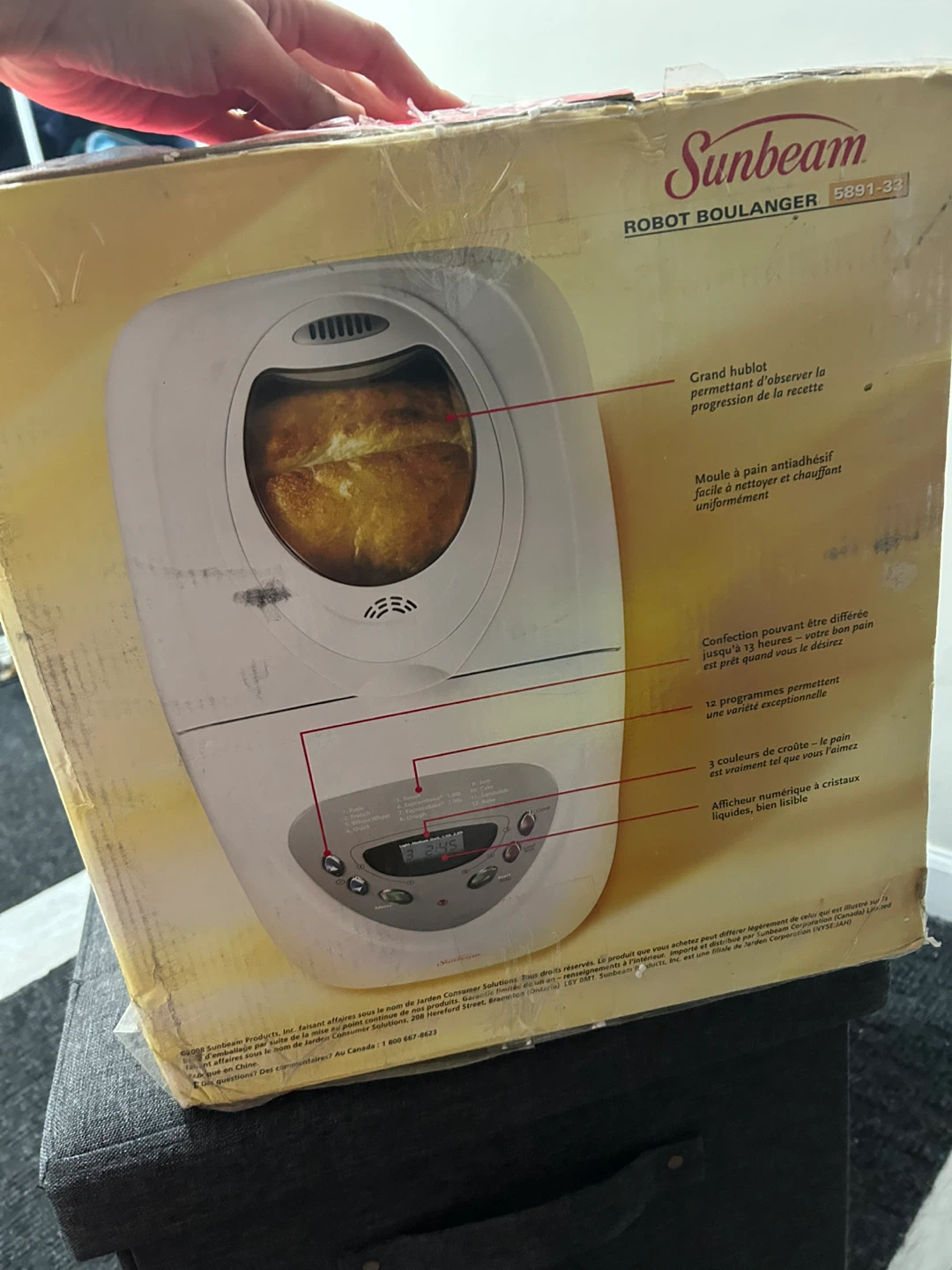 Sunbeam 5891-33 Breadmaker - photo 4