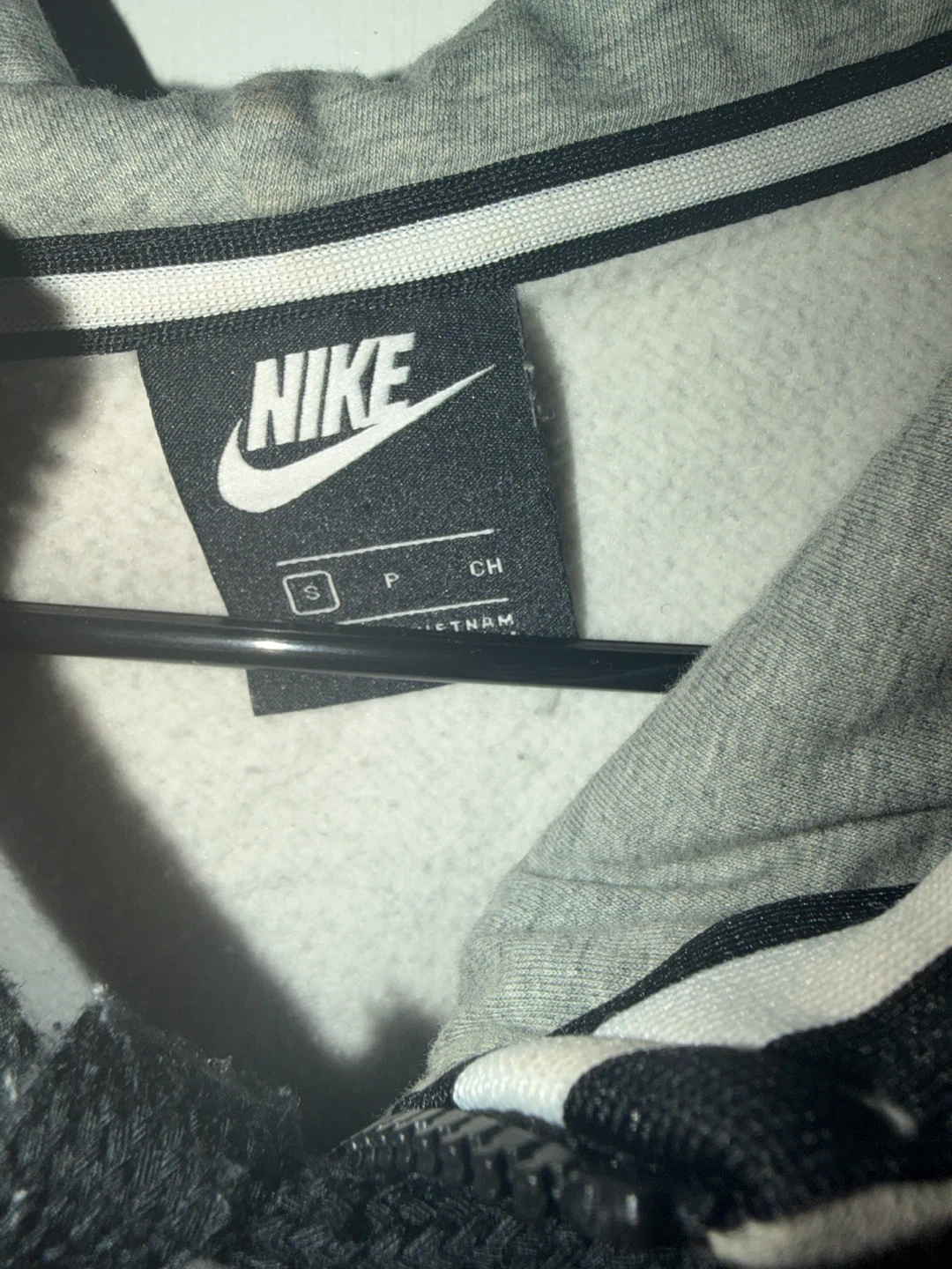 Nike Grey Zip-Up Hoodie - photo 2
