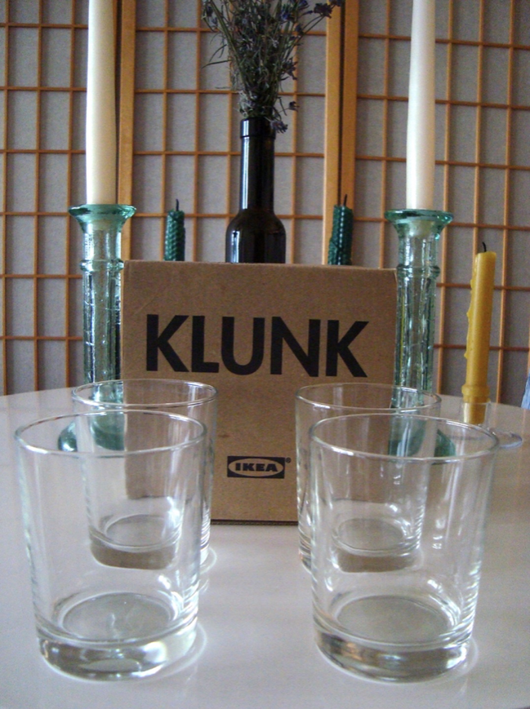 Vintage IKEA 'KLUNK' GLASSES!