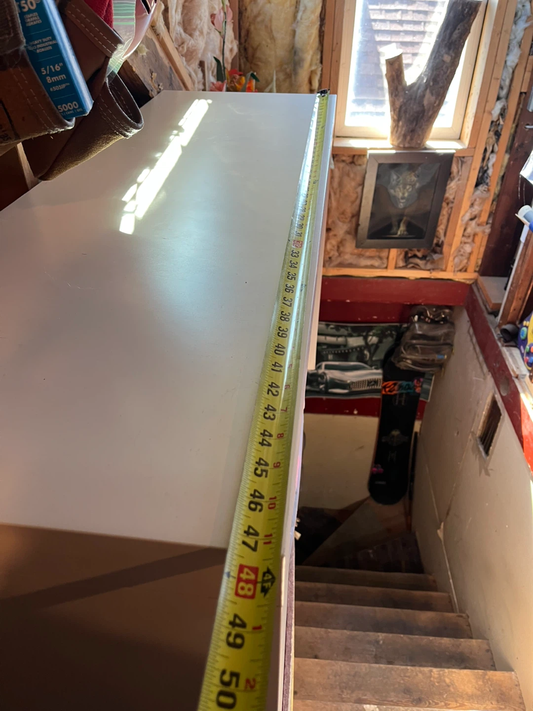 White storage shelf/desk/entryway - photo 5