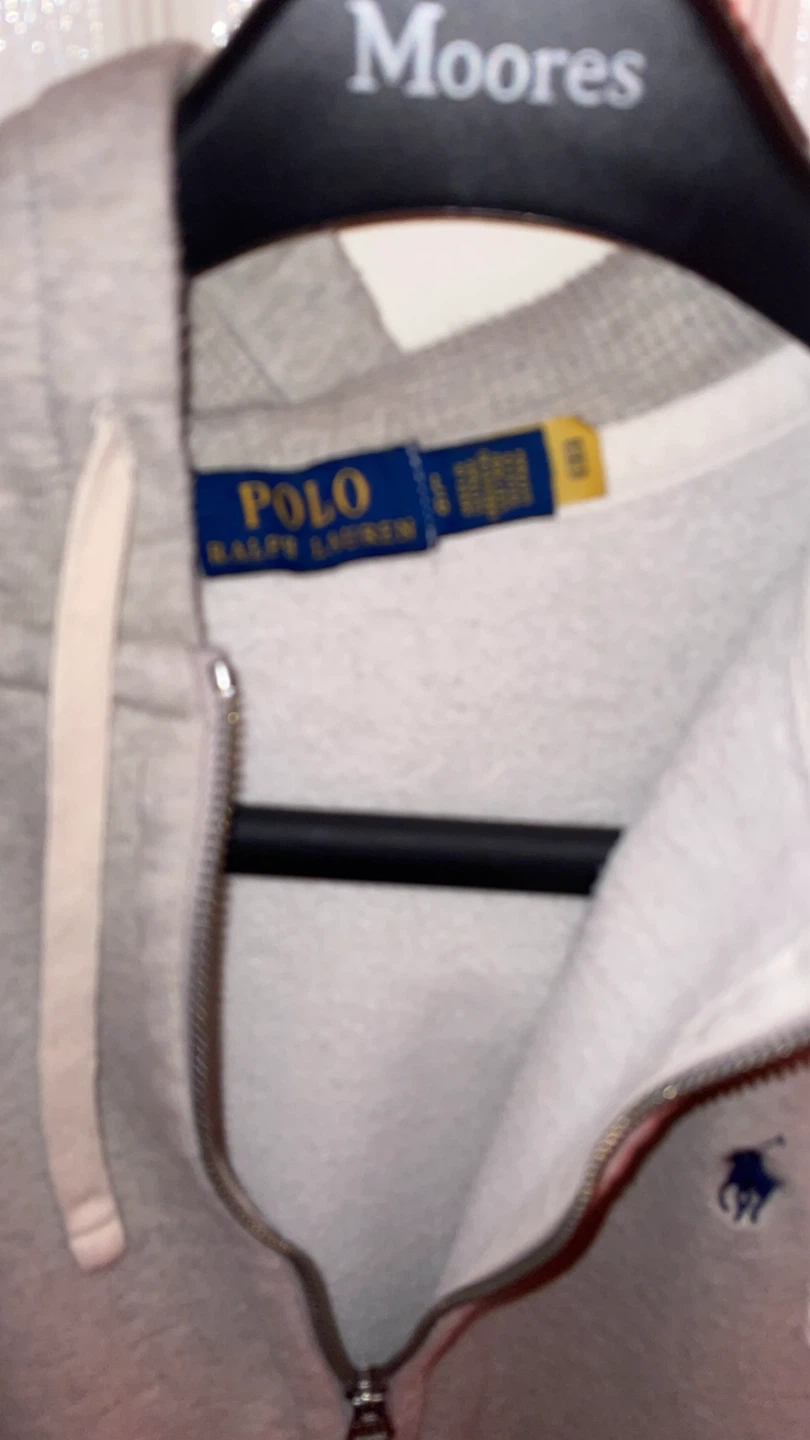 Polo Ralph Lauren Grey Zip-Up Hoodie S - photo 3