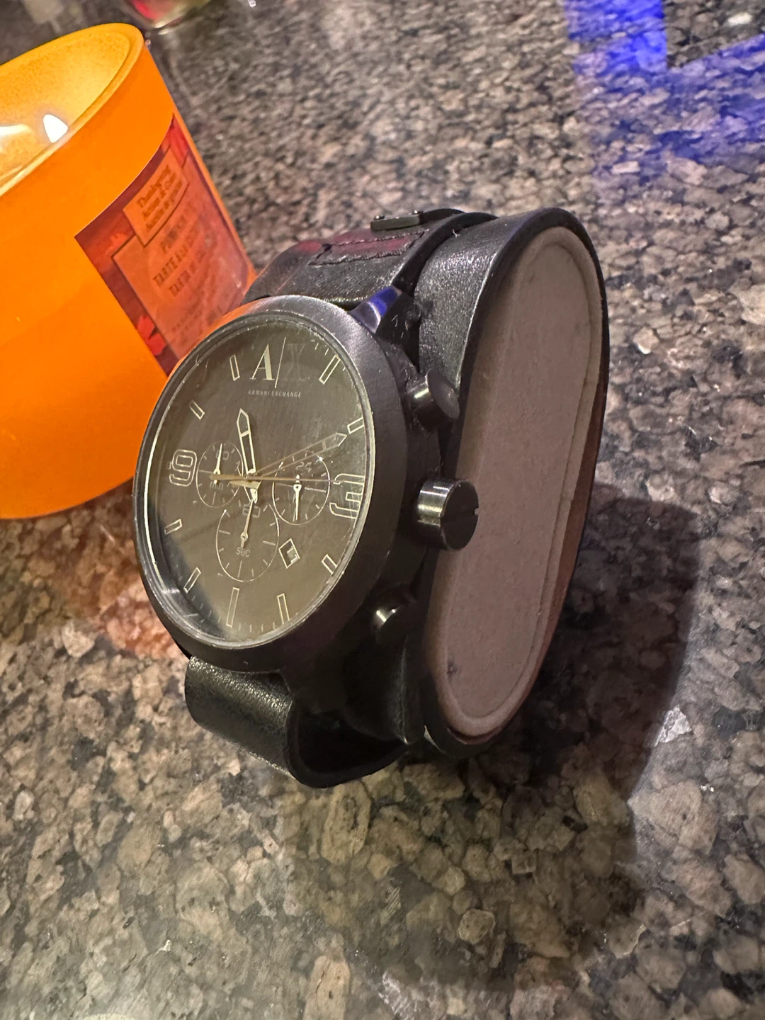Armani Exchange Chronograph Watch AX1276- Leather band - photo 5