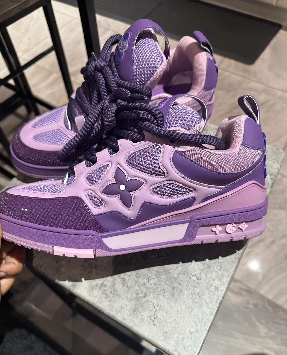 Louis Vuitton Skate Sneakers Purple