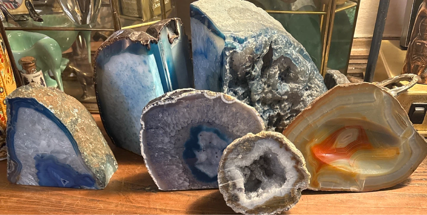 Collection of Decorative Agate Geodes - photo 2