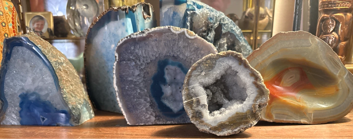 Collection of Decorative Agate Geodes - photo 3