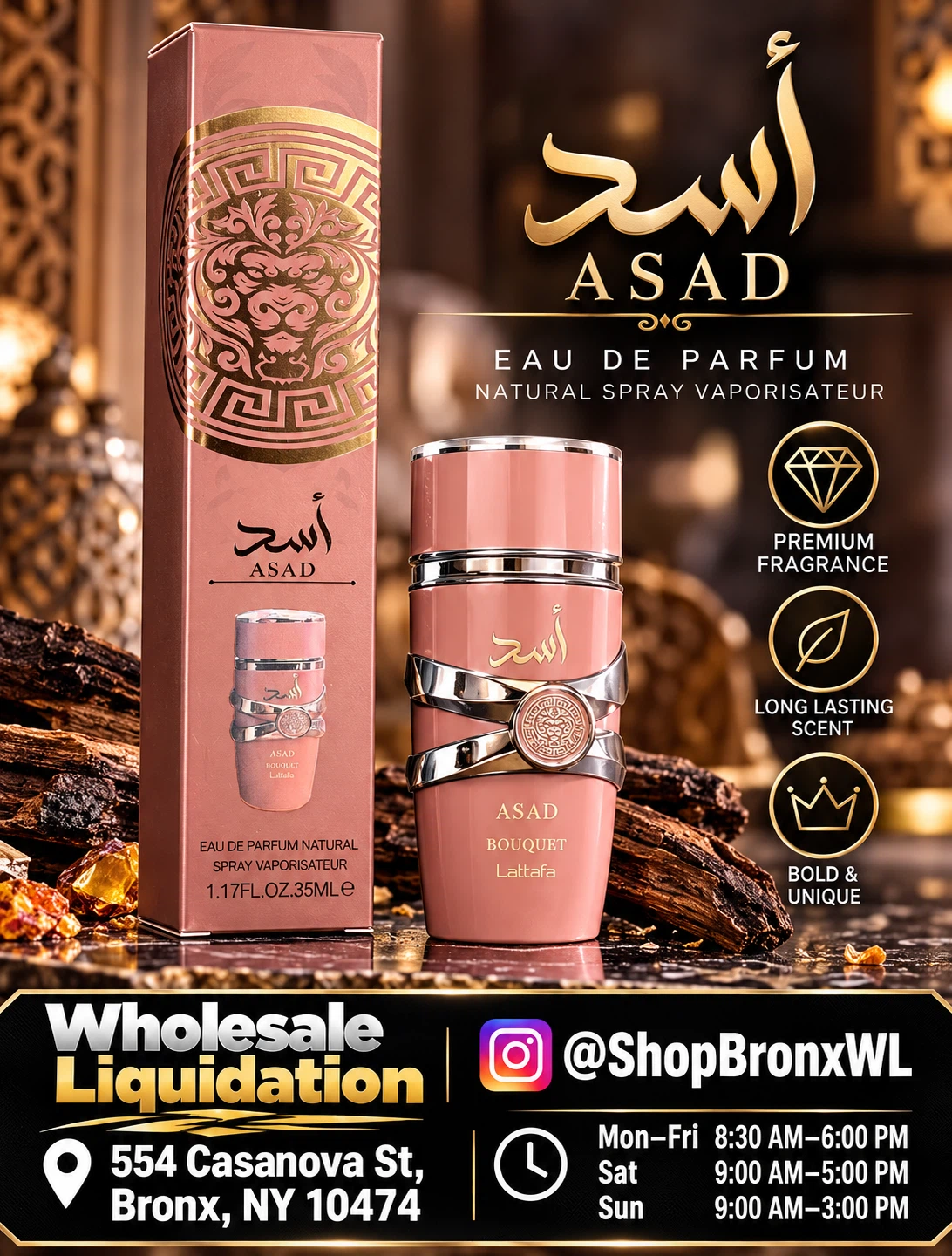 Lattafa Asad Eau de Parfum 35ml