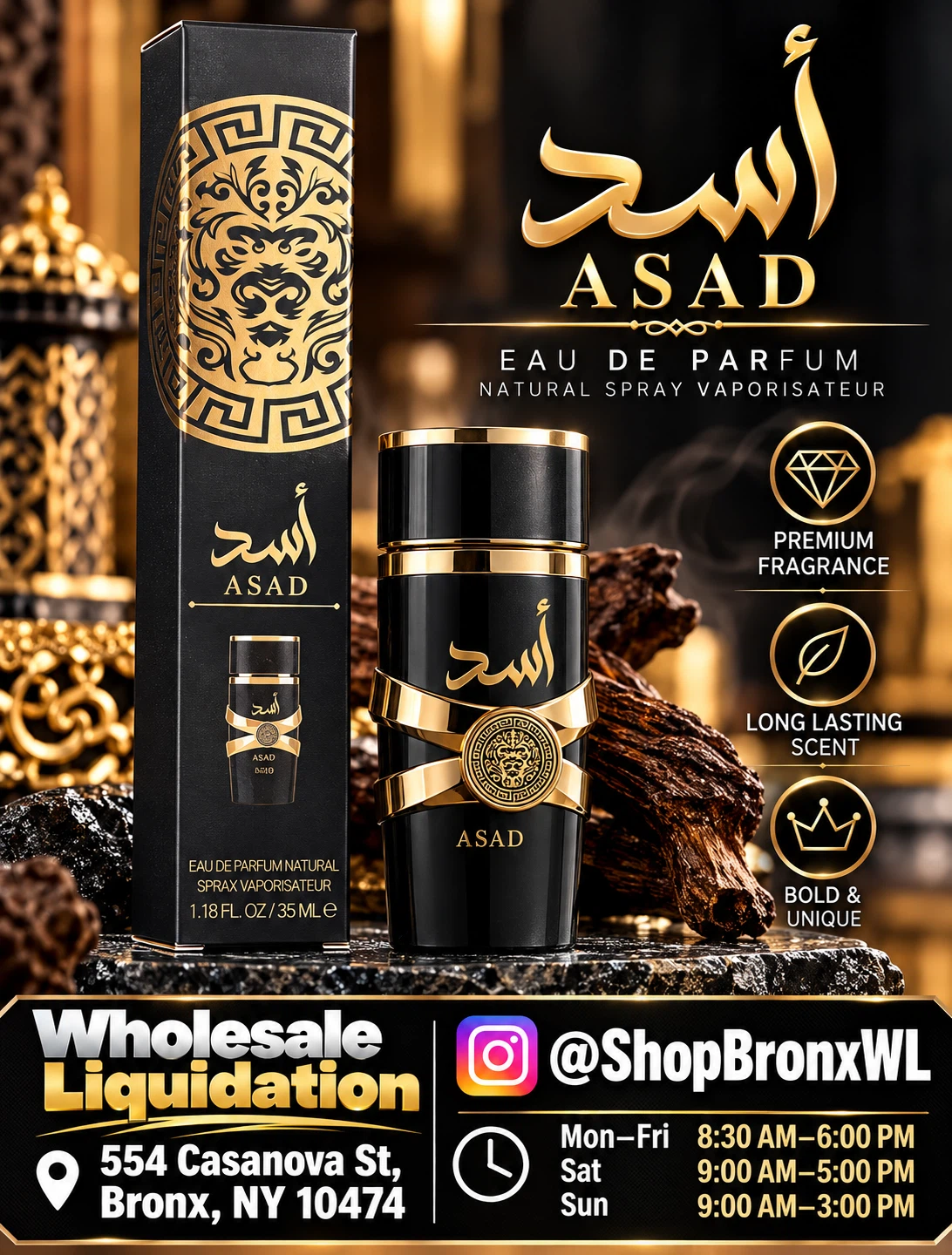Lattafa Asad Eau de Parfum 35ml - photo 2