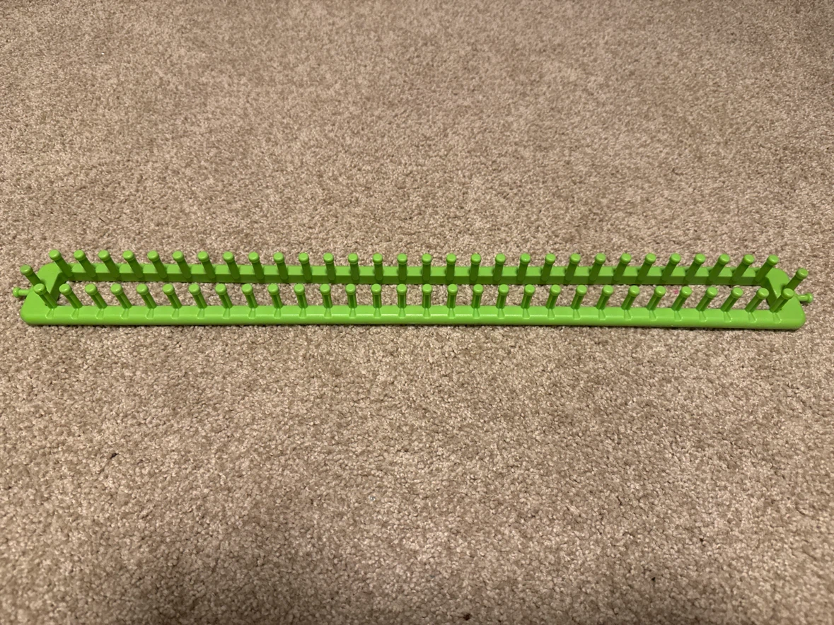 Long Green Knitting Loom