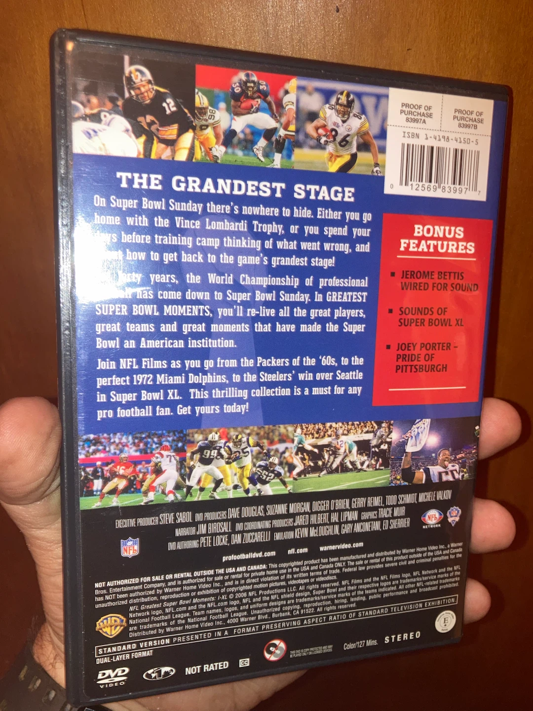 *Read Description* Greatest Super Bowl Moments 1-10 (DVD) - photo 2