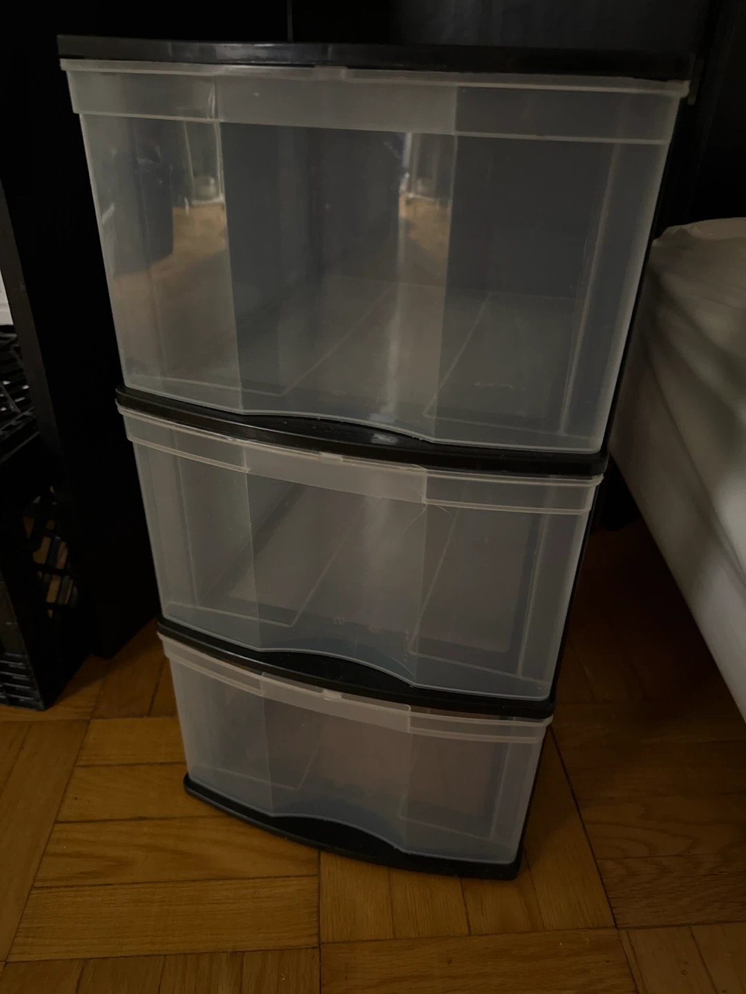 3-Drawer Plastic Storage Tower
