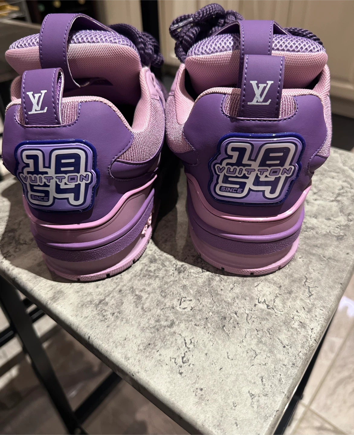 Louis Vuitton Skate Sneakers Purple - photo 4