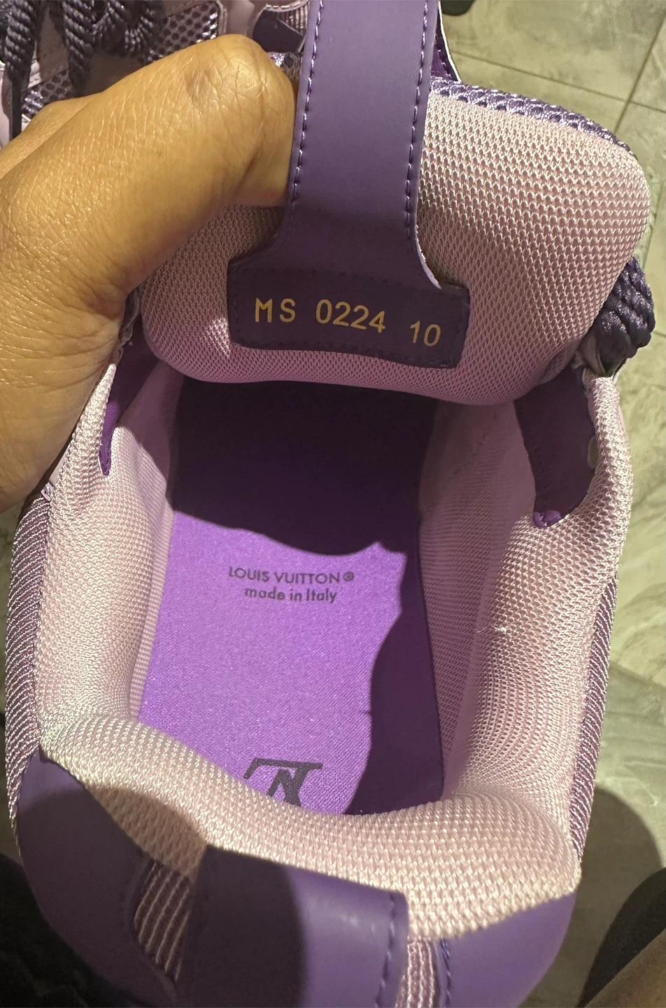 Louis Vuitton Skate Sneakers Purple - photo 5