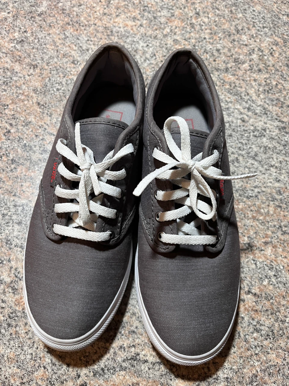 Women's Vans Canvas Sneakers Gray Size 6