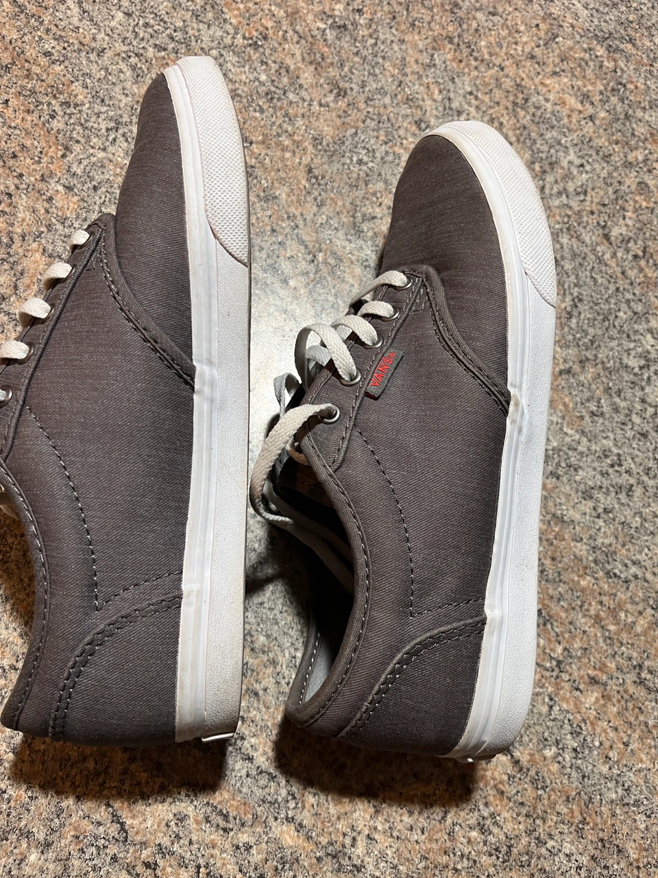 Women's Vans Canvas Sneakers Gray Size 6 - photo 4