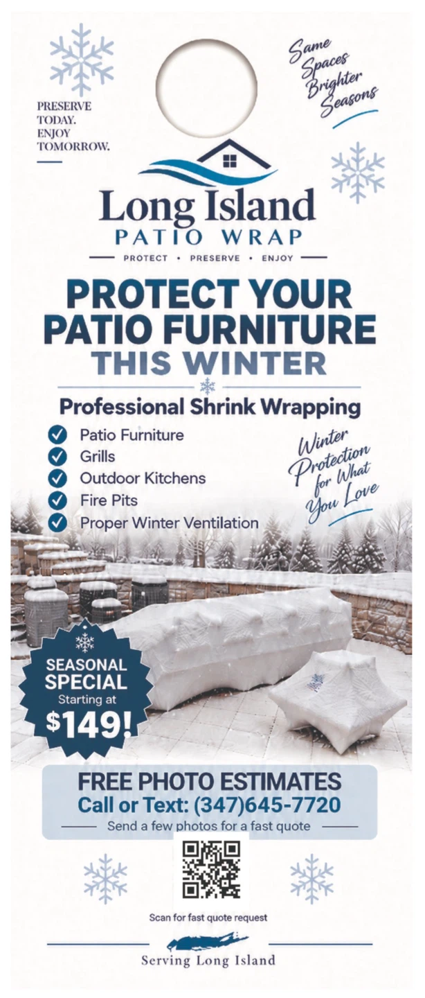 Professional Patio Furniture Winter Shrink Wrapping Service - photo 2